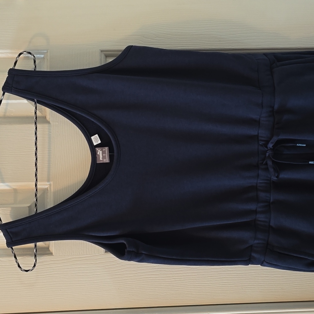 PUMA BRAND SIGNATURE WOMEN'S  BLUE SHORTS ROMPER SIZE MEDIUM